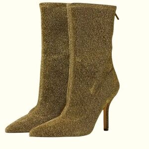 Marc Fisher size 7 breezy stiletto heel bootie/boot. Heel 3 3/4 inch. NWOB